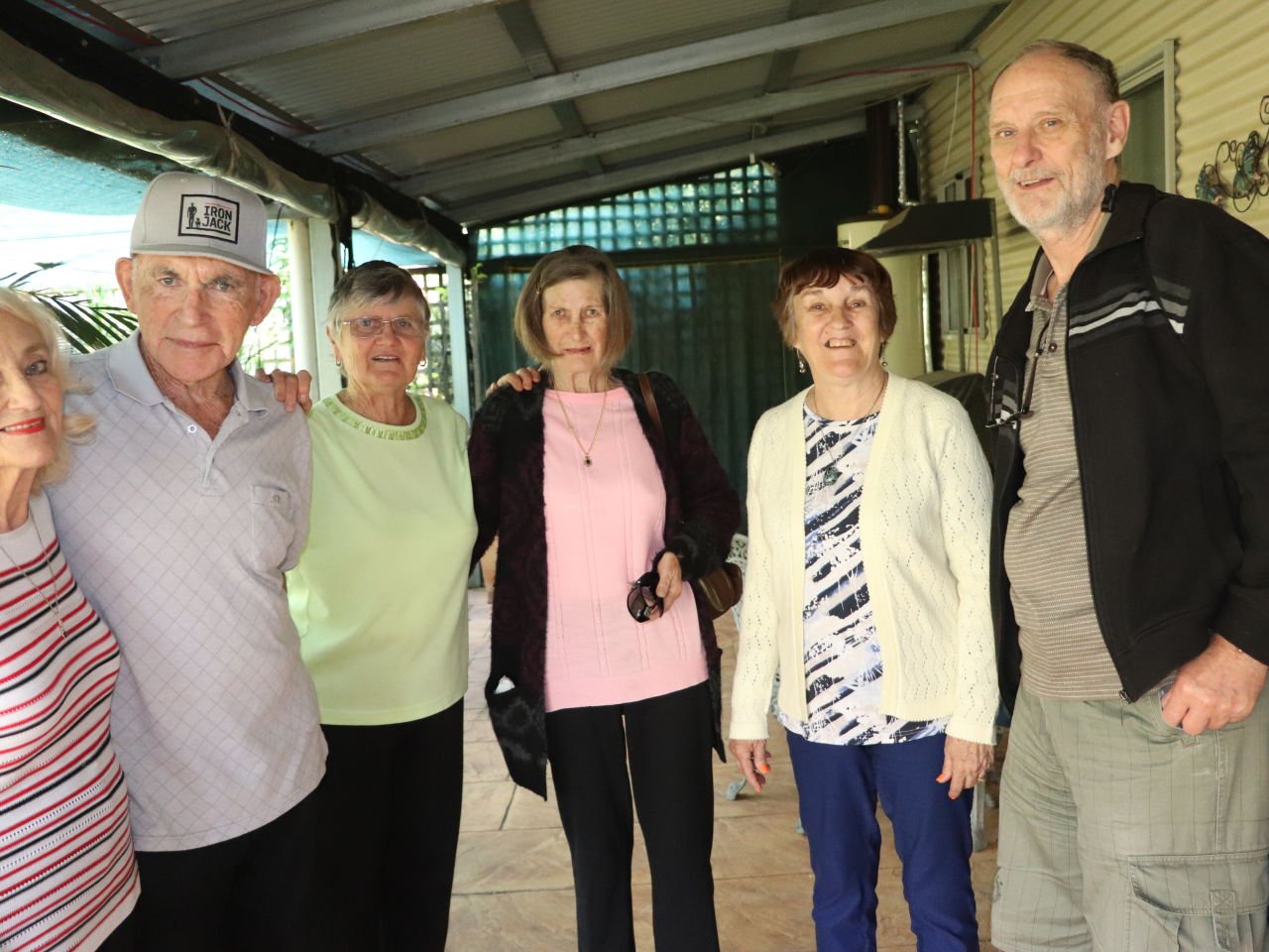 Members at Coolup Gardens during the March outing