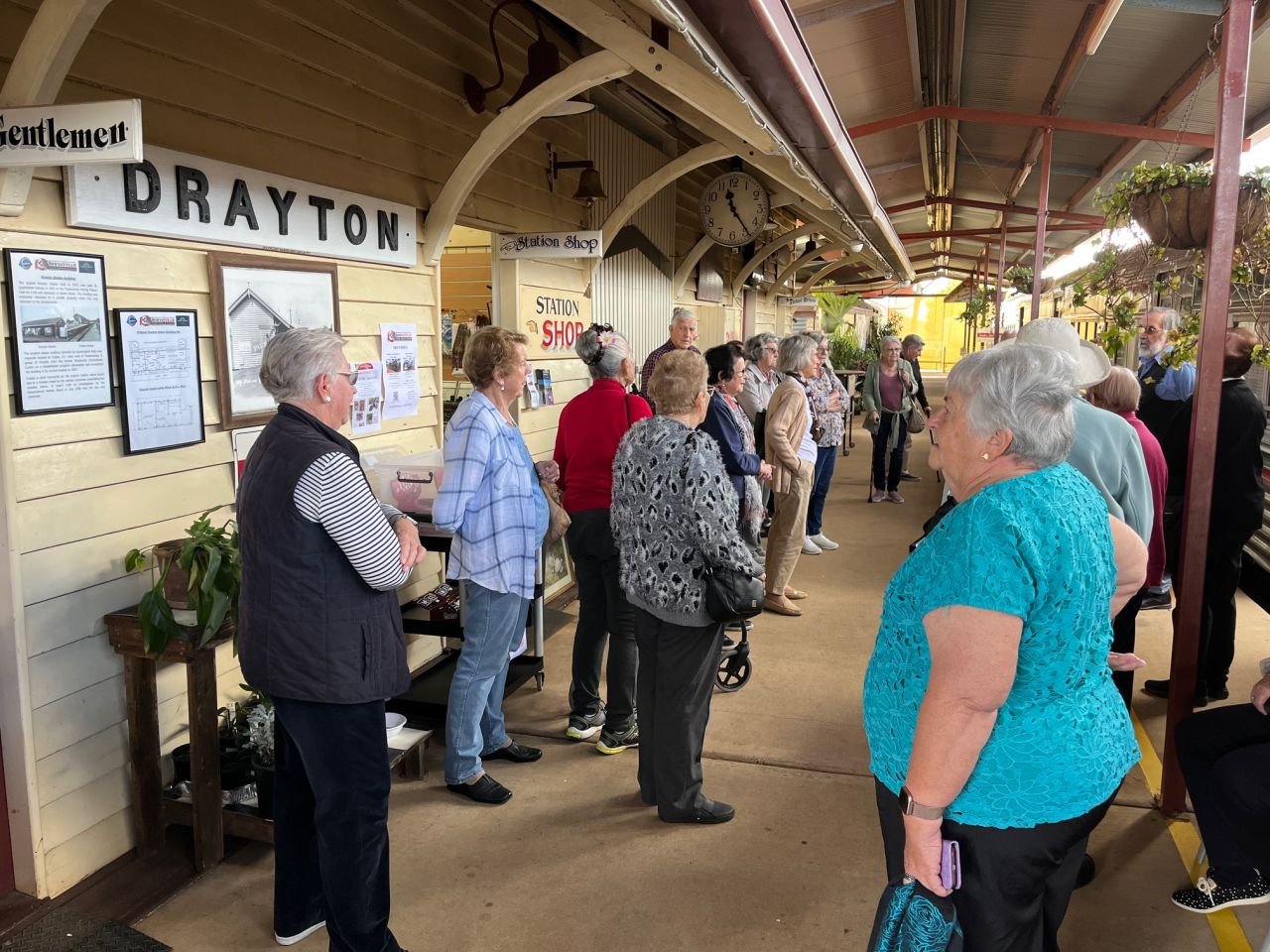 Members & guests enjoyed a visit to the DownsSteam Museum in Toowoomba in May 2024