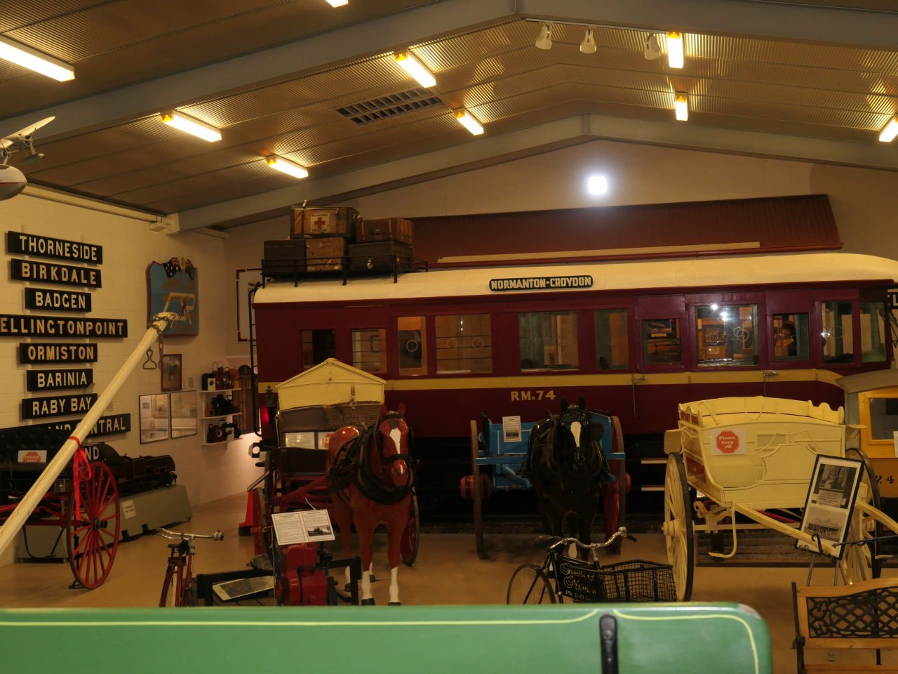 Redlands Museum Coach - 18 May 21.
Attractive layout with guides who explained the exhibits