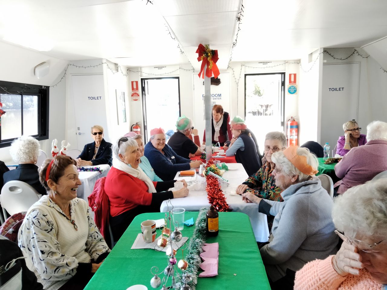 Lovely Christmas in July Lunch onboard the Mirimar