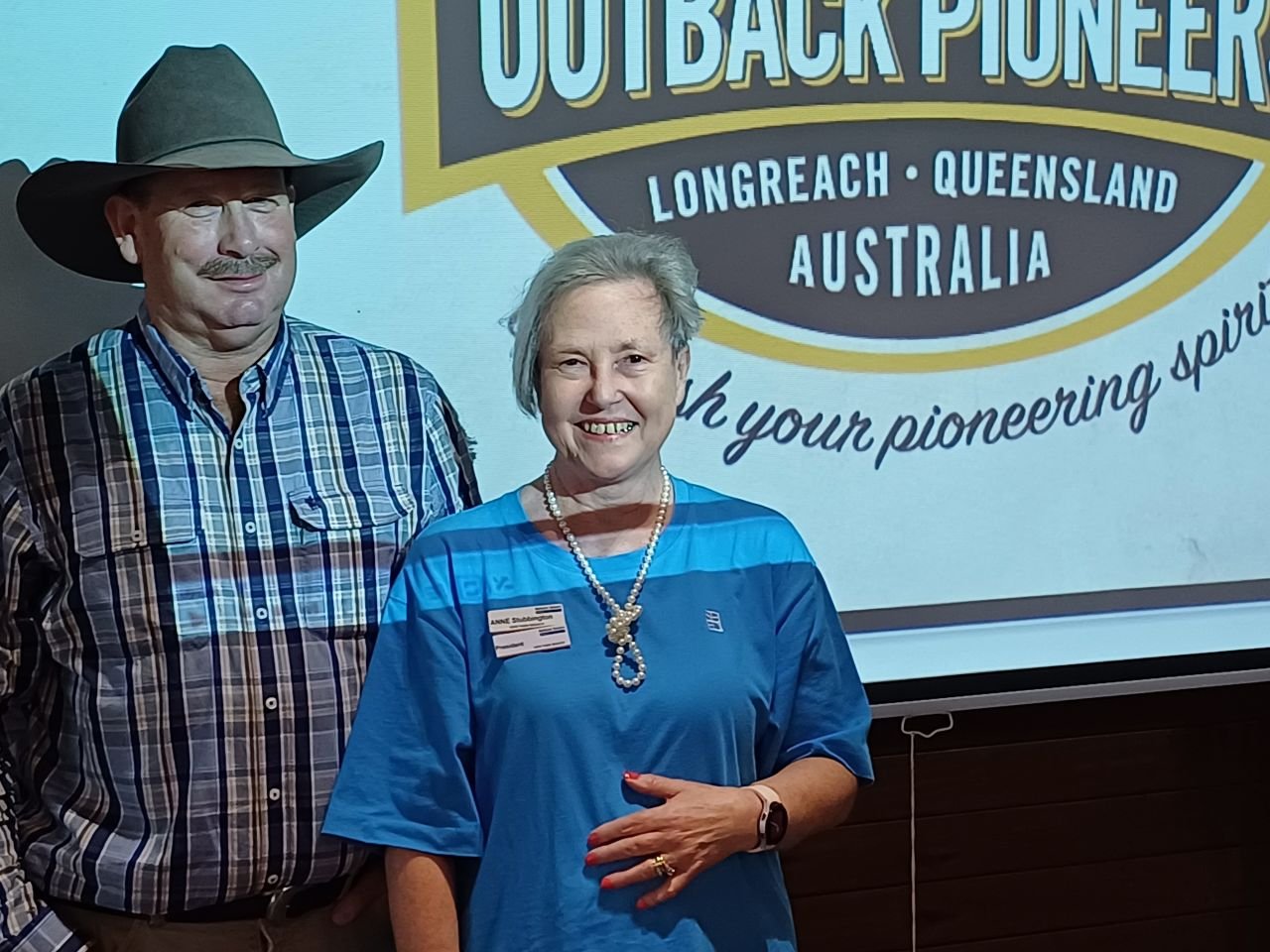 GM. 5th February 2025.

Anne, as President, giving Richard a vote of thanks, acknowledging how much we had enjoyed his talk, and what a valuable job he was doing for the Outback.