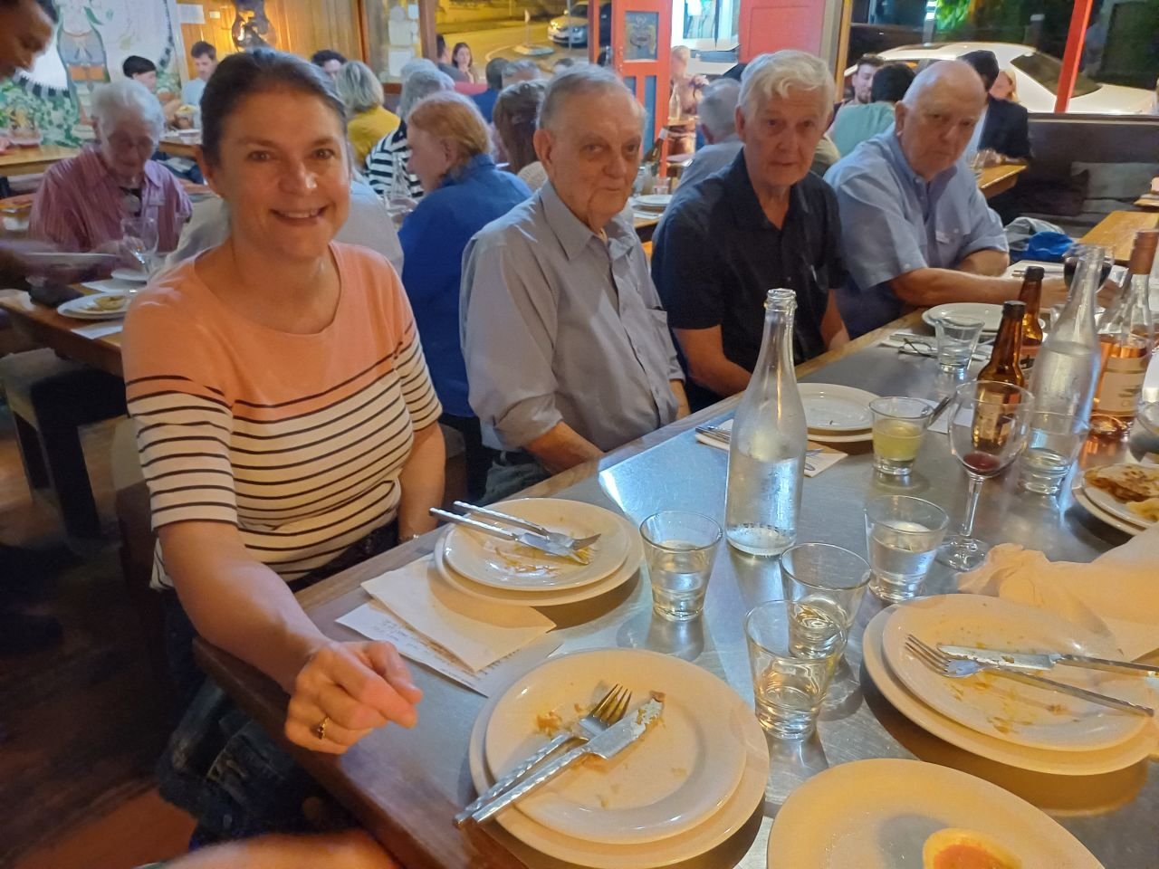 Our September Dinner at the Himalayan Cafe, Brunswick Street. Delicious food and good company.