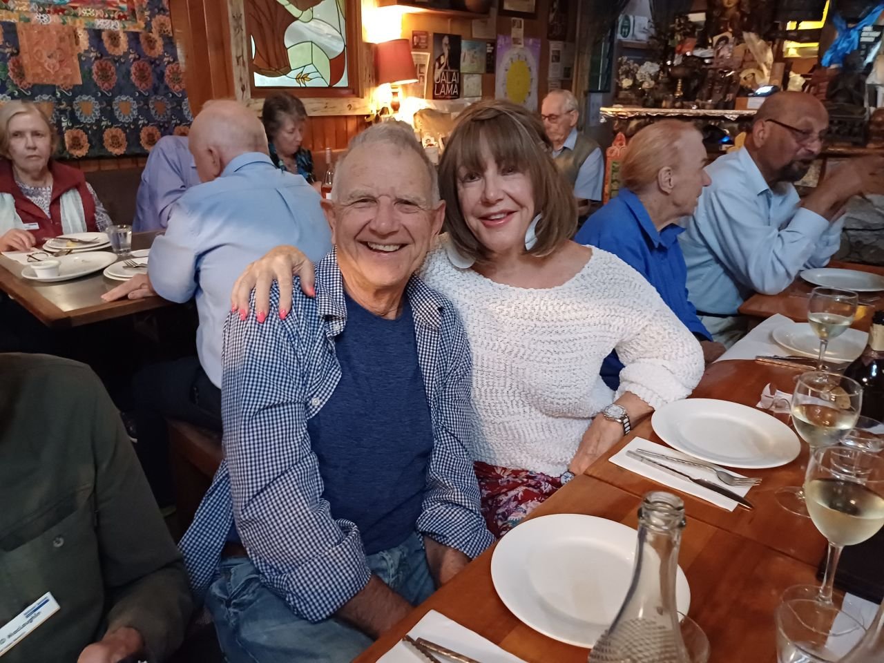 Our September Dinner at the Himalayan Cafe, Brunswick Street. 

A happy place to be.