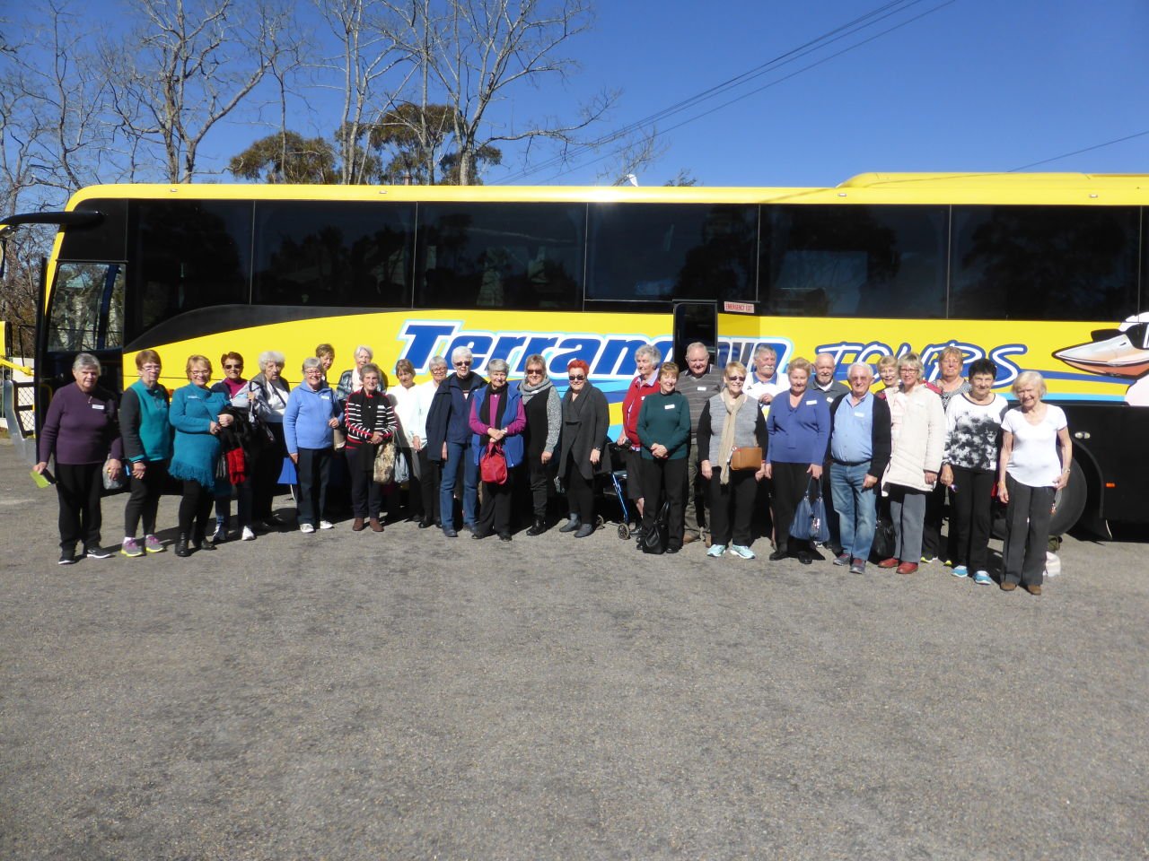 Group photo at the Blue Mountains