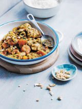 Chicken, cashew, and carrot curry