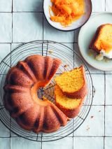 Blood orange, rosemary and olive oil cake with citrus compote