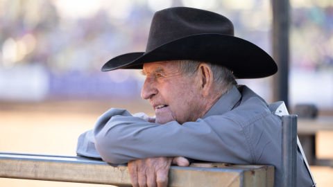 World’s oldest cowboy still riding high